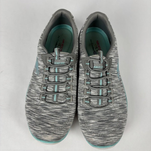 Skechers Relaxed Fit Air Cooled Memory Foam Women's Black Casual Shoes 8.5 - Picture 4 of 9